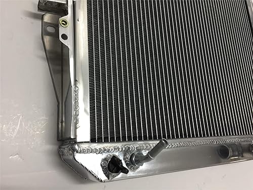 Miniatura 2 de RADIADOR DE ALUMINIO DE 2 FILAS PARA TOYOTA SURF HILUX 2.42.0 LN130 DIESEL ATMT 1988 1989 1990 1991 1992 1993 1994 1995 1996 1997 Después. Reemplazo