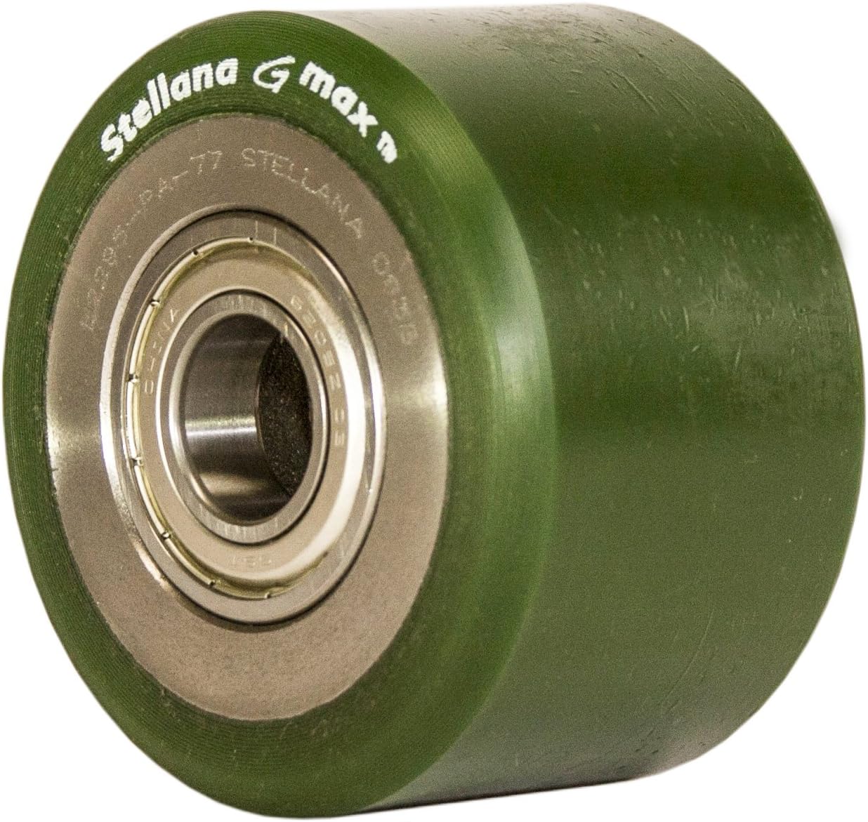 L2295-PA 4" Outer Diameter x 2-1/2" Width Premium 95A Polyurethane Gmax Load Wheel, Directly Replaces 83179 Forklift Crown, 2.04" x 0.590" Deep Bearing Bore
