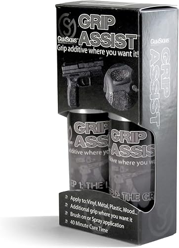 Miniatura 7 de GunSkins Grip Assist  Aditivo permanente de agarre líquido con spray y cepillo  Fácil de aplicar 2 pasos  respetuoso con el medio ambiente