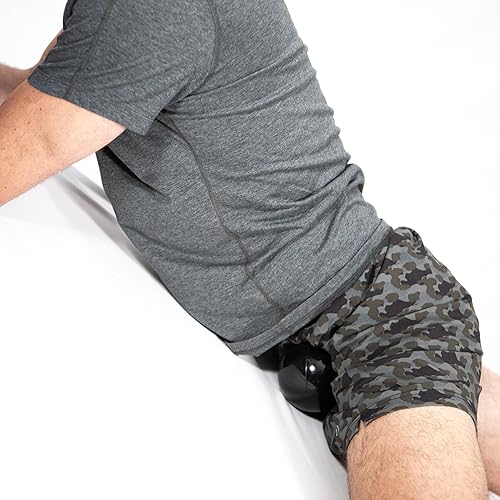 Miniatura 8 de Optimized Athletics Flexor de cadera y bola de liberación Psoas I I Alivio profundo del dolor de tejido I Punto de disparo I Negro