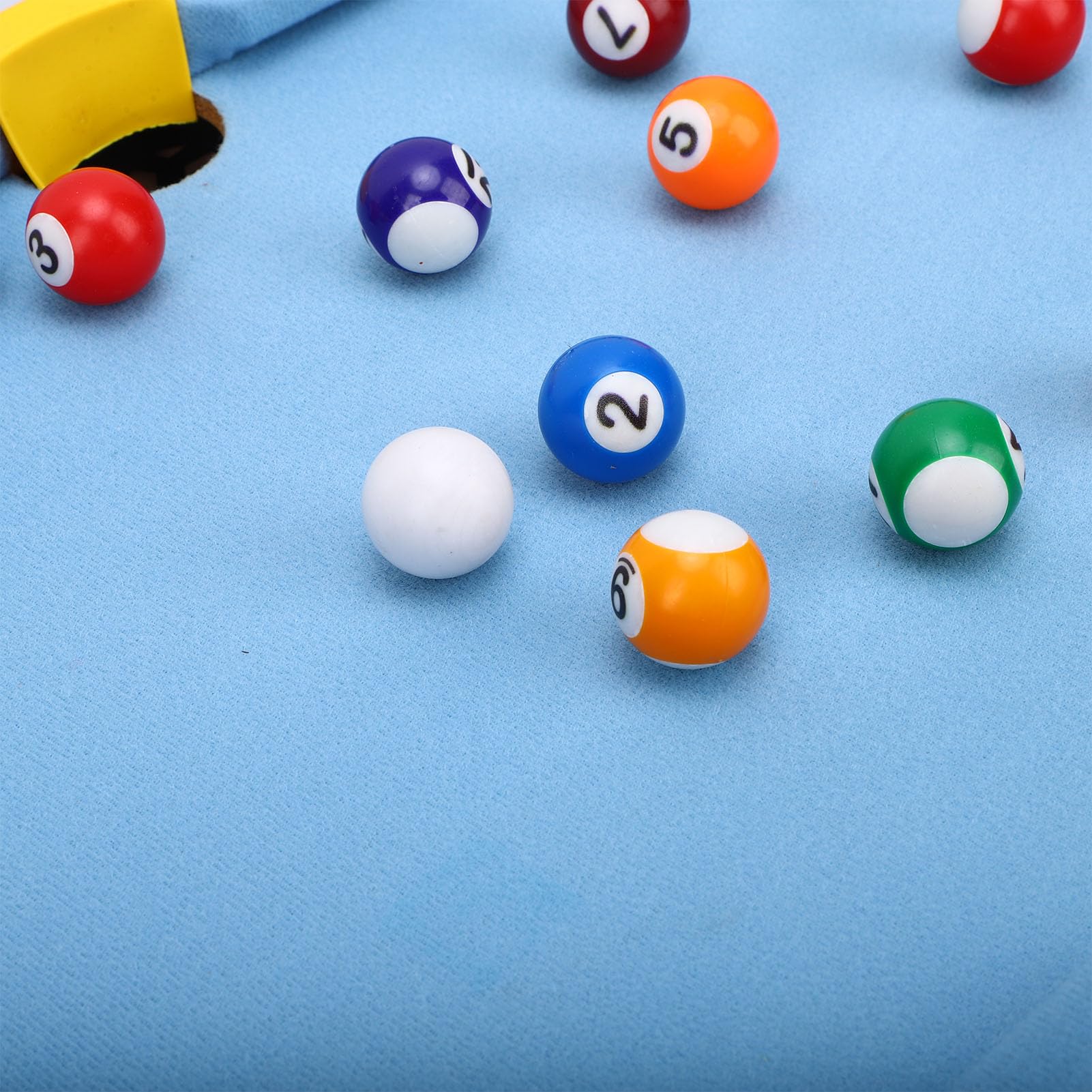 ASHATA Mini Table de Billard, Jeu de Billard de Bureau pour 2 Personnes, Construction Robuste pour Les Réunions de Famille, Jouet Portable pour Les Pique-niques et Les Jeux en Intérieur 20,08 X 12,6