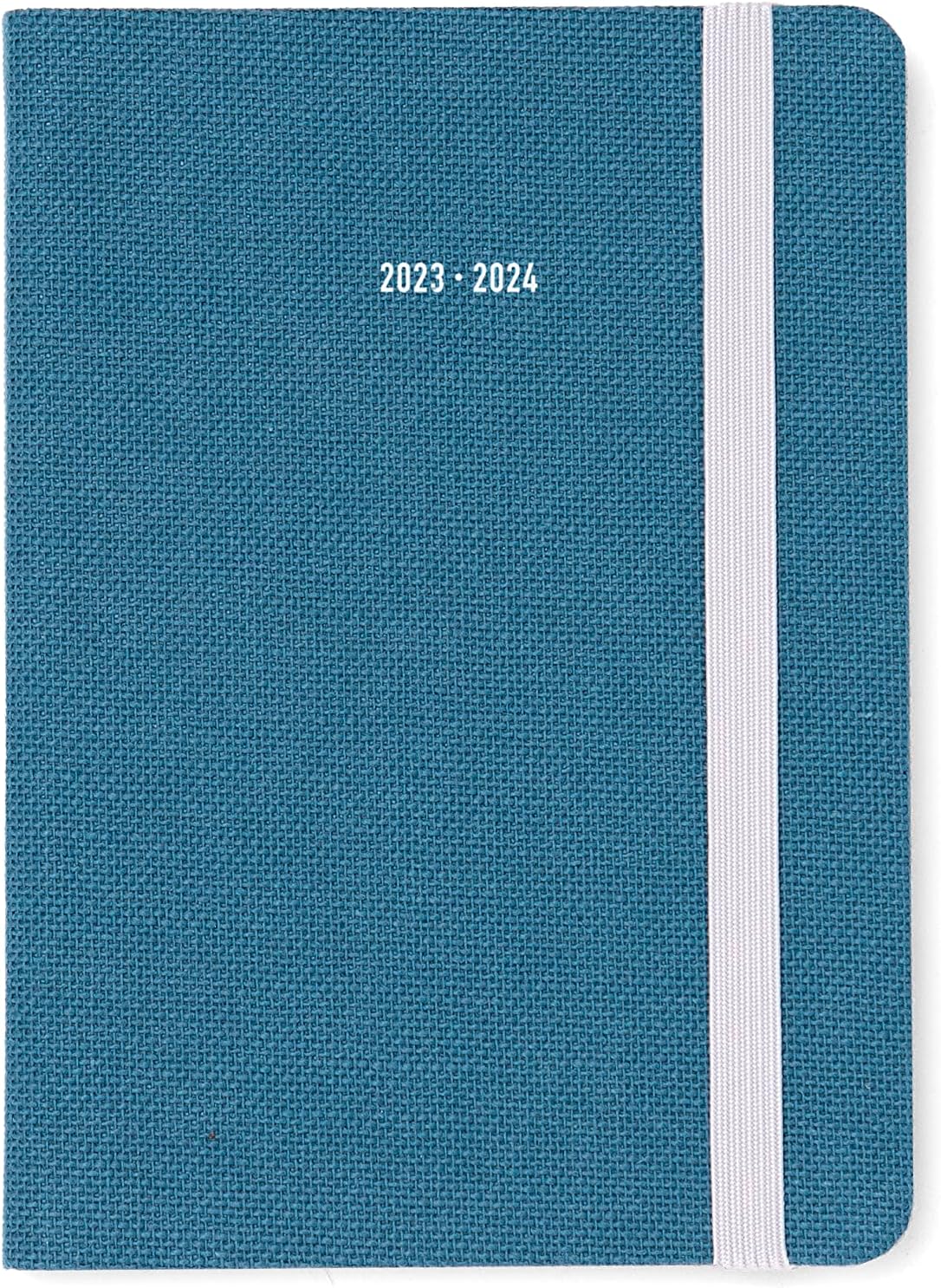 Letts Raw A6 day to a page with appointments 2023.2024 academic diary - teal