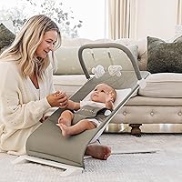Vista 5 de Mecedora portátil Baby Delight Alpine Deluxe para bebés Infantil 0-6 meses Tela de algodón orgánico 100 % certificada por la Norma Mundial