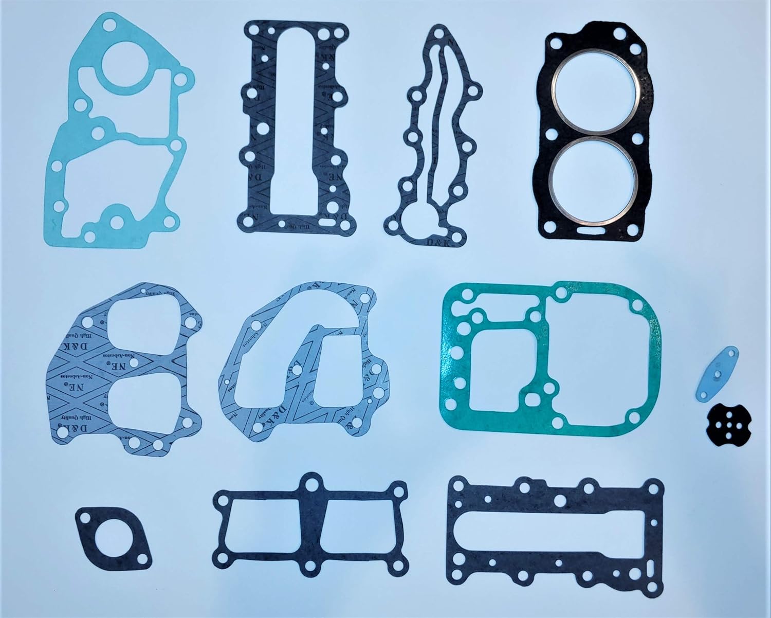 Powerhead Gasket Set for Johnson/Evinrude 9.9 HP 10 HP 15 HP Outboard Motors Replaces 436358 and GLM 39353