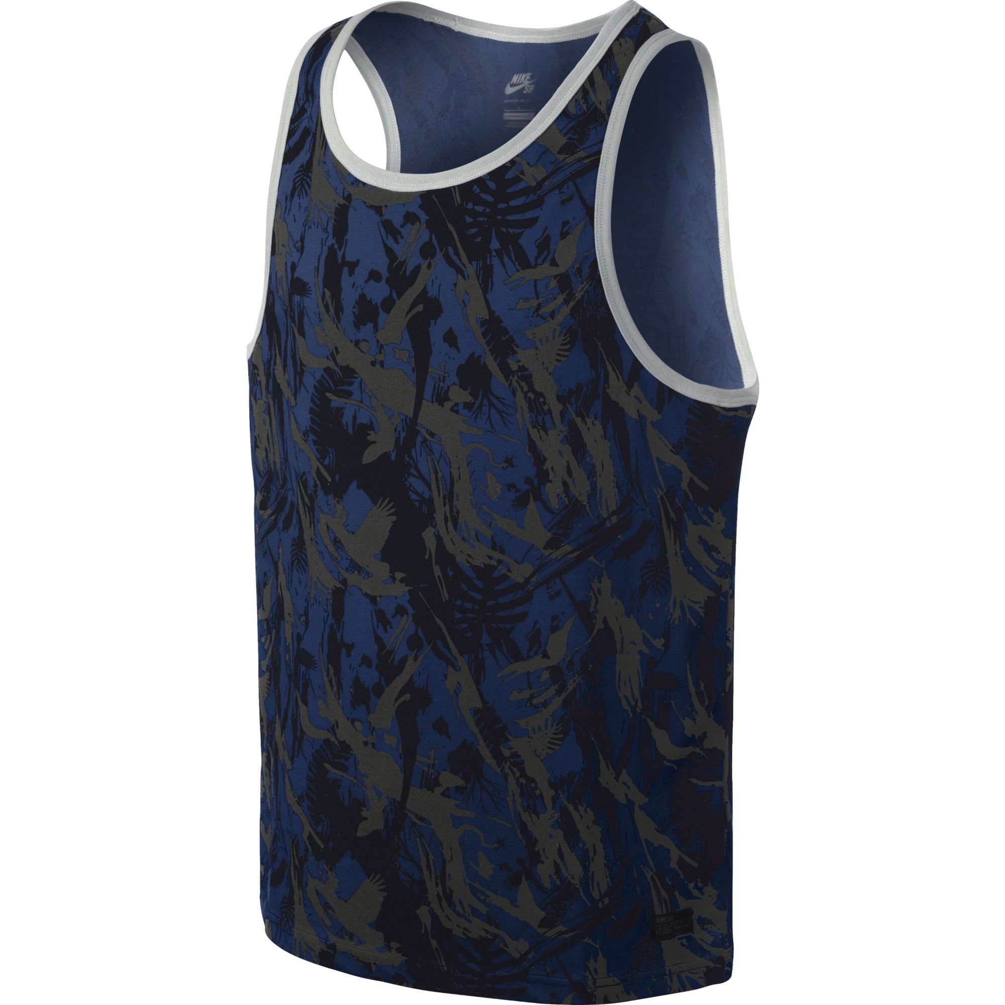 Nike SB Men's SB Lizard Camo Dri-FIT Tank Top Obsidian/Base Grey/Base Grey MD