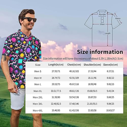 Miniatura 7 de Golf Shirts for Men - Print Mens Golf Polo Shirts Dry fit Moisture Wicking, Breathable Casual Short Sleeve Polo Shirt