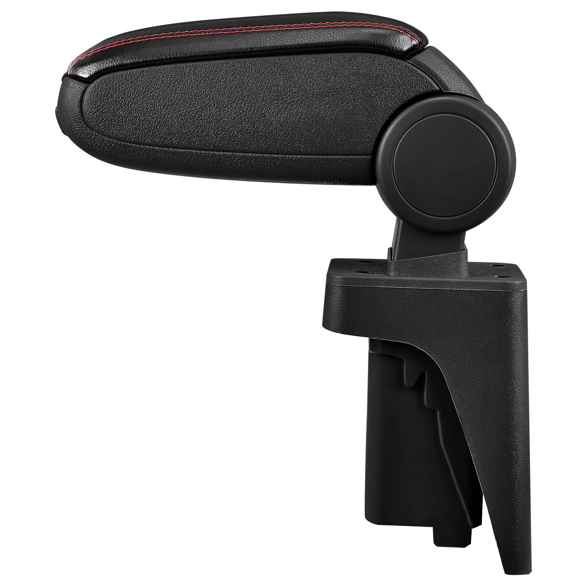 Accoudoir Central Pro.tec Compatible Audi A1 8X - Cuir Synthétique Noir Avec Rangement