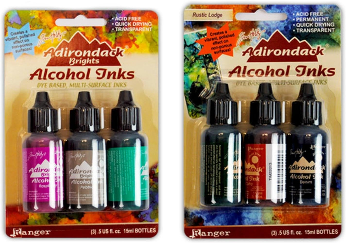 Alcohol Ink Set - Rustic Lodge