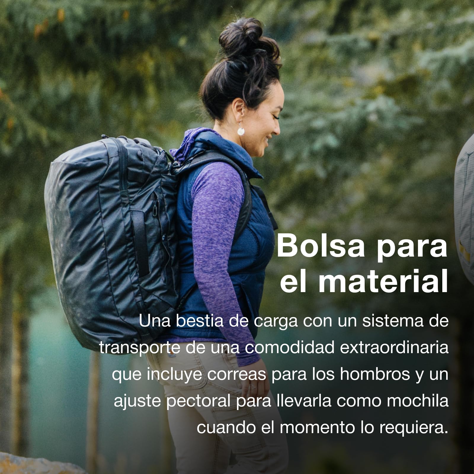 Osprey Transporter Bolsa de Viaje Unisex, 40L, Raven Black/Black