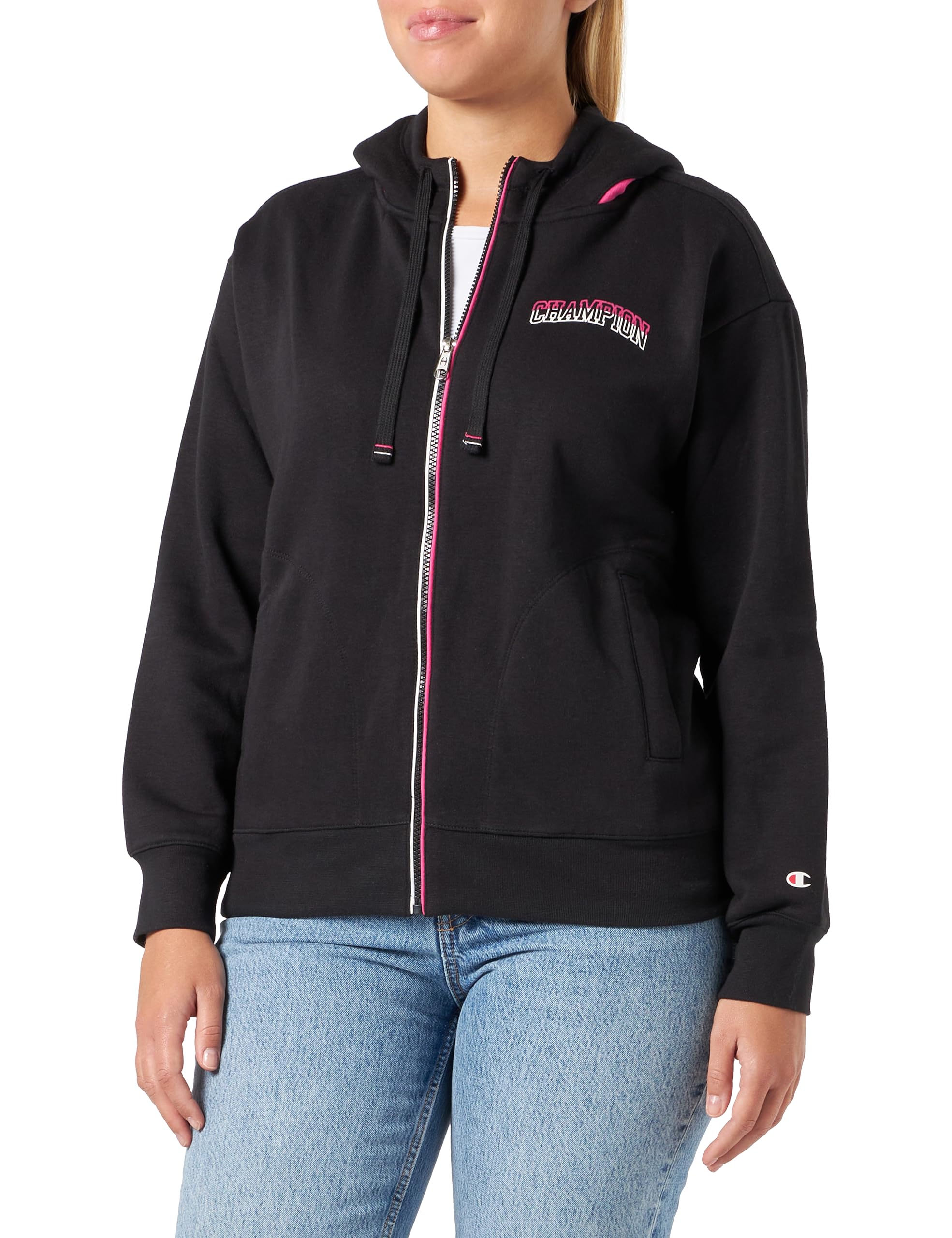 Champion Bluza z kapturem Kobiety Legacy Color Punch W - Light Powerblend Fleece Full Zip