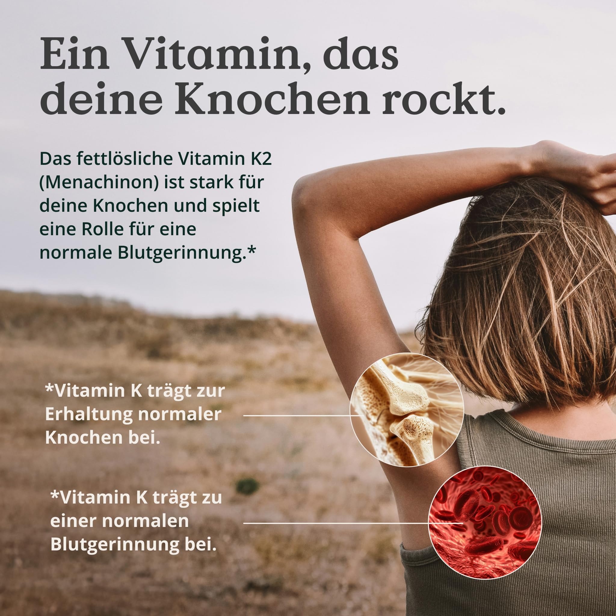 NATURE LOVE® Vitamin K2 hochdosiert - Premiumrohstoff MK7-365 Tabletten - all-trans Gehalt >99,7% MK-7 Menaquinon - vegan, laborgeprüft und in Deutschland produziert