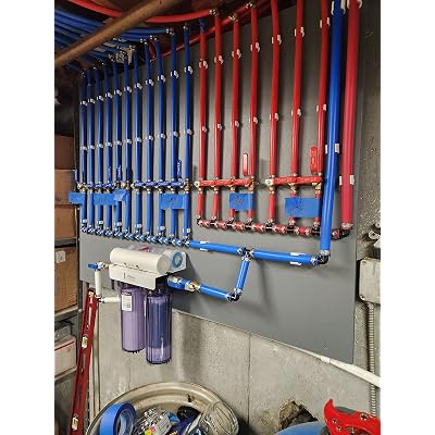200-Pack 1/2 Inch PEX Clips – Durable PVC Pipe Hangers With U-Hook Design For Organizing Tubing & Water Lines
