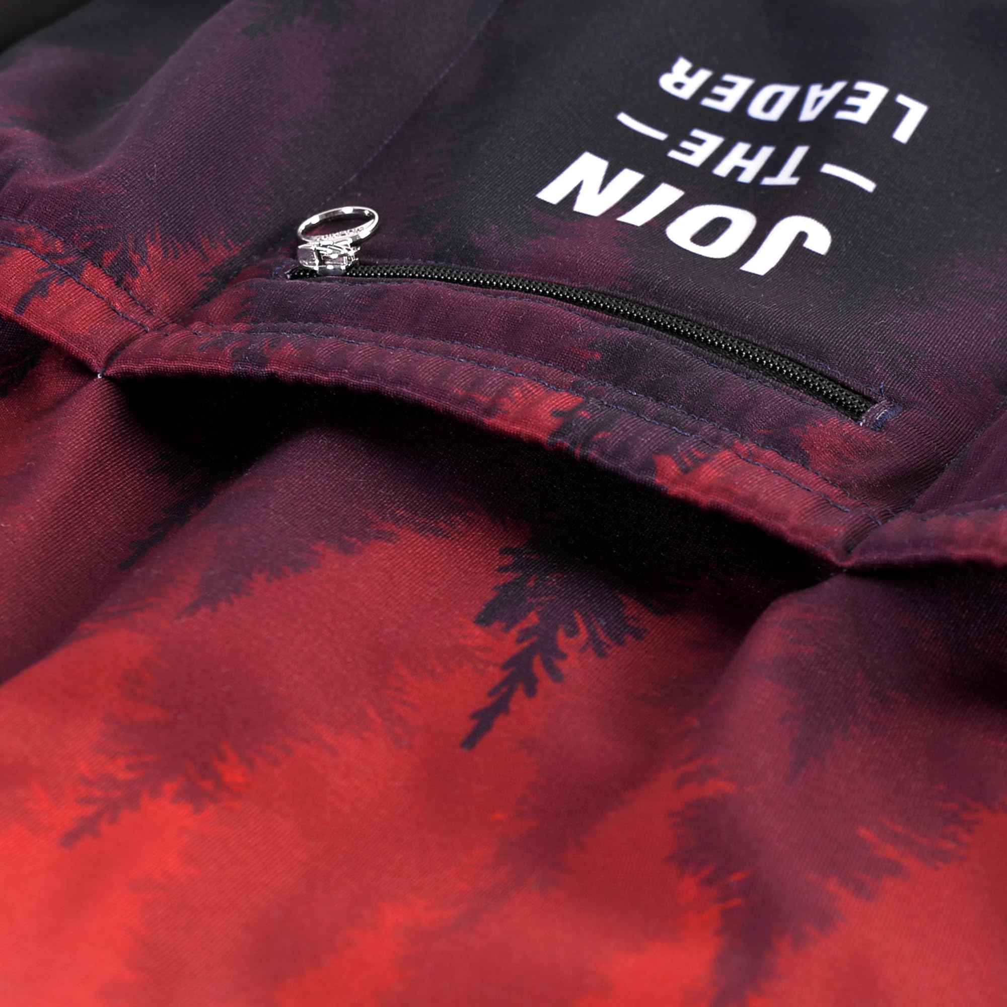 NUCKILY Thermo-Radtrikot für Herren, langärmelig, mit Fleece gefüttert, Fahrradjacke mit Taschen für den Winter und Kälte