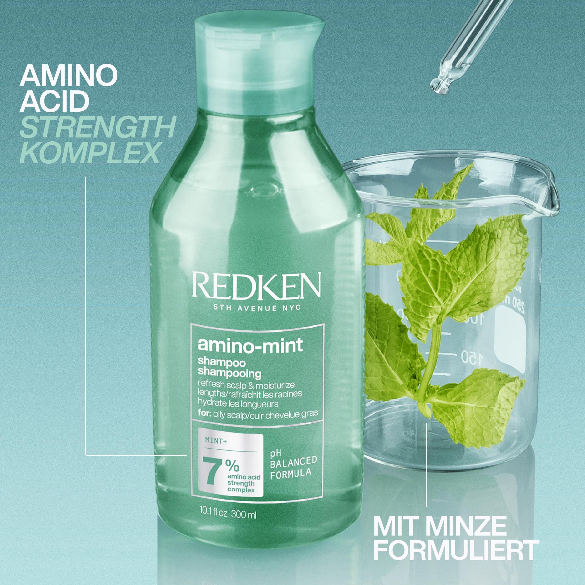 Redken Amino Mint Shampoo: Erfrischendes Haarshampoo gegen fettige Haare