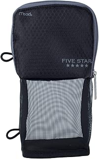 Five Star Stand 'N Store Pencil Pouch, Fits 3-Ring Binder, Pencil Case, Color Will Vary (50516)