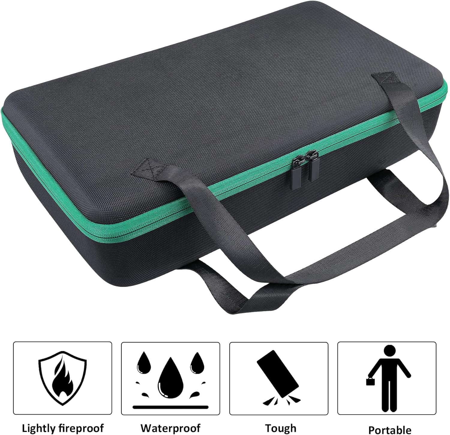 co2CREA Hart Tragbare Schutzhülle Etui Tasche für Bosch Akku Säbelsäge AdvancedRecip 18,Nur Tasche