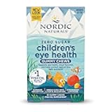 Nordic Naturals Children’s Eye Health Gummies, Strawberry Lemonade - 30 Gummies for Kids - 484 mg Total Omega-3s DHA, Lutein & Zeaxanthin - Brain Health, Antioxidant Support, Non-GMO - 30 Servings