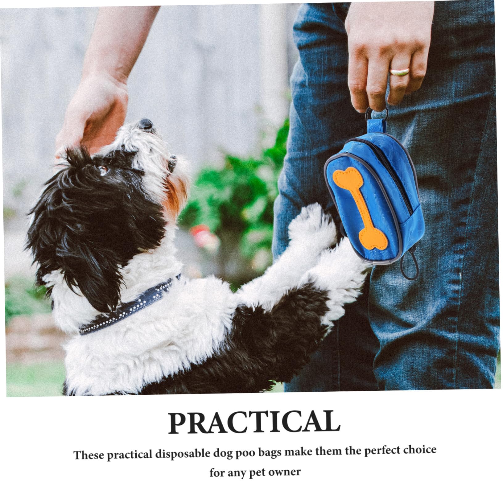 BESPORTBLE 8rollos Soporte Para Bolsa De Excrementos Con Bolsa Para Mascotas De Viaje Para Perros Accesorio Para
