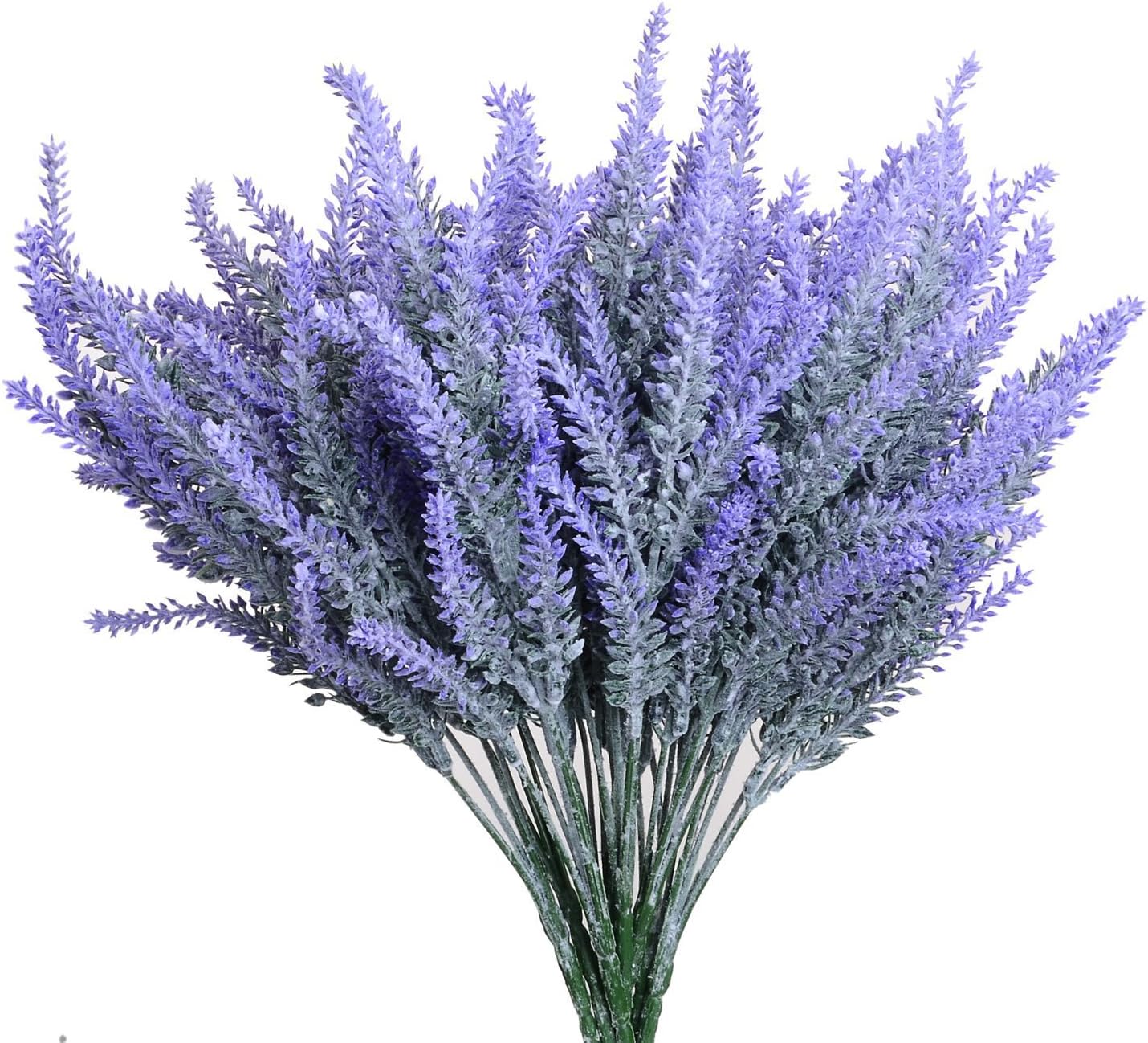 Nerseki Artificial Lavender Flowers 4 pcs Beautiful Purple Flower Arrangement Fake Plant for Home Party and Wedding Decor