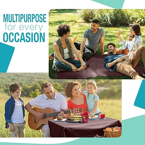 Miniatura 8 de Rollo de plástico para cubierta de mesa para banquetes, Marrón