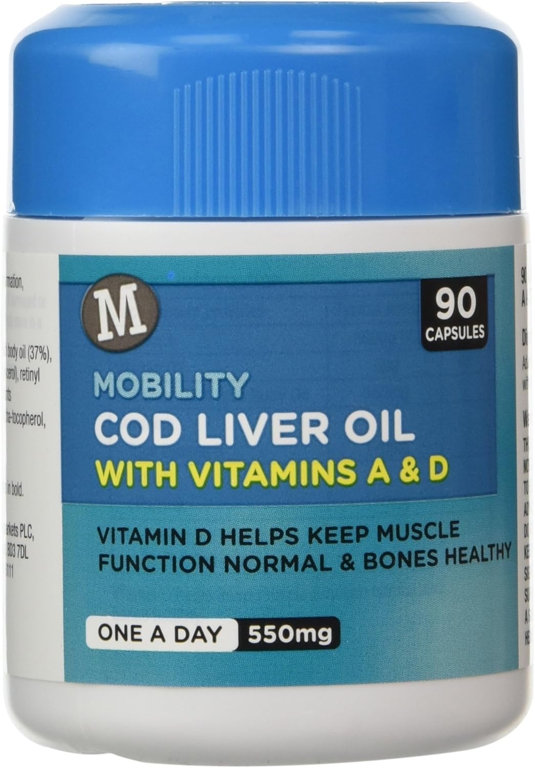 Morrisons Cod Liver Oil Capsules, 90 Capsules Amazon.co.uk Health