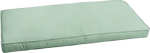 Miniatura 13 de Mozaic - Cojín para banco de interiores y exteriores, color azul. Azul mezclilla,Lienzo antiguo Beige,Lienzo Bay Marrón,Capri de lona.,Lona de