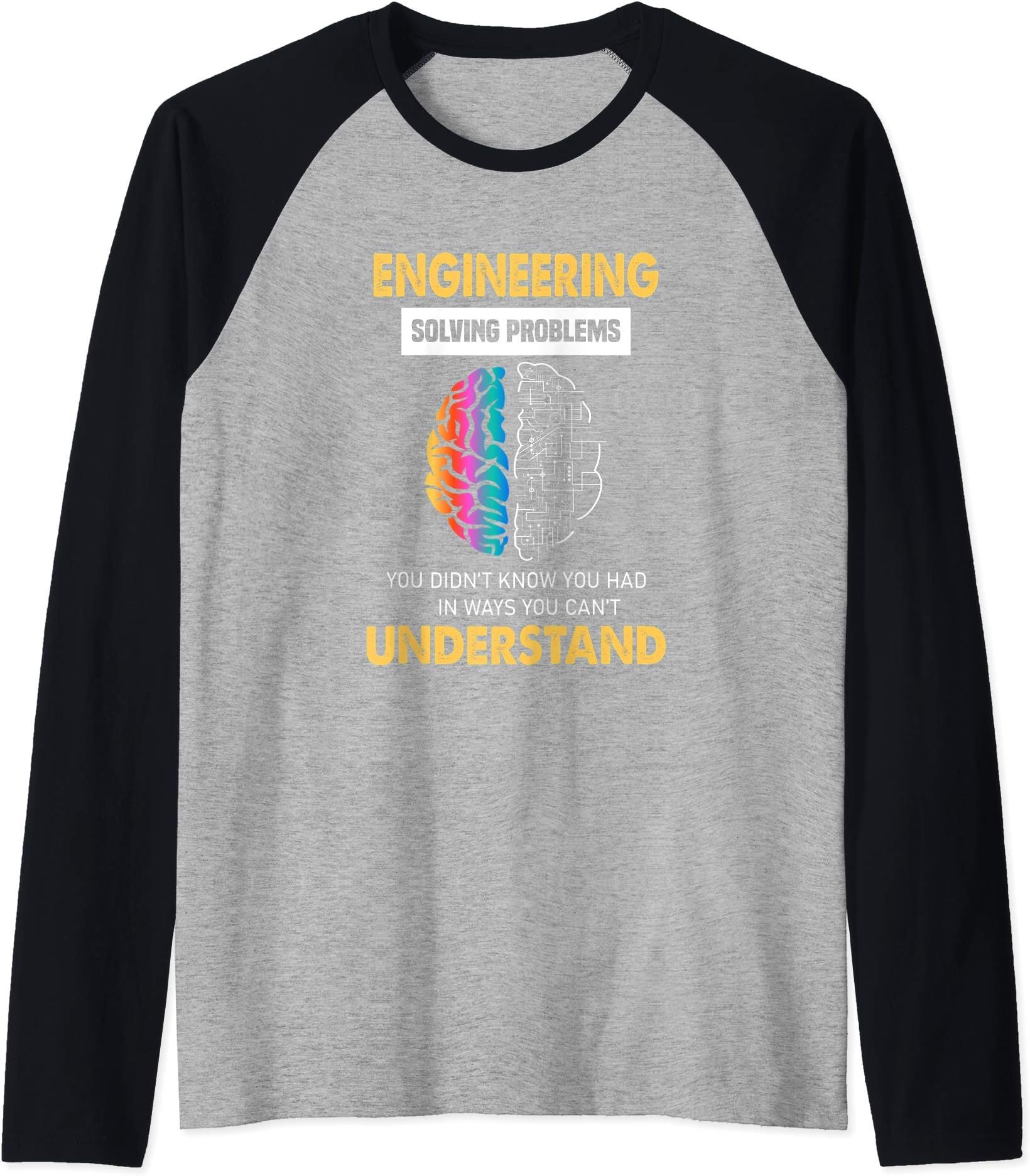 Solving Problems What Engineer Do Engineer Funny Engineering Raglan Baseball Tee