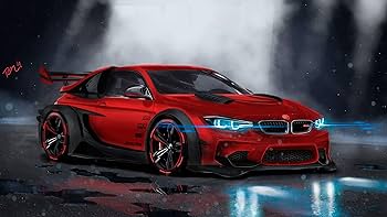 Amazon.com: Iconic Arts Laminated 42x24 Poster: BMW Supercar