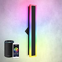 Vista 13 de ASD Lámpara LED de montaje en pared de 18 pulgadas de largo, aplique lineal para exteriores e interiores 3CCT, regulable, impermeable