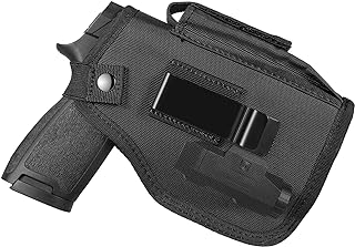 Concealed Carry Holster with Mag Pouch Fits Pistols with Light/Laser, Universal IWB/OWB Holsters for Men Women Fits Right Hand and Left - SOWHUP