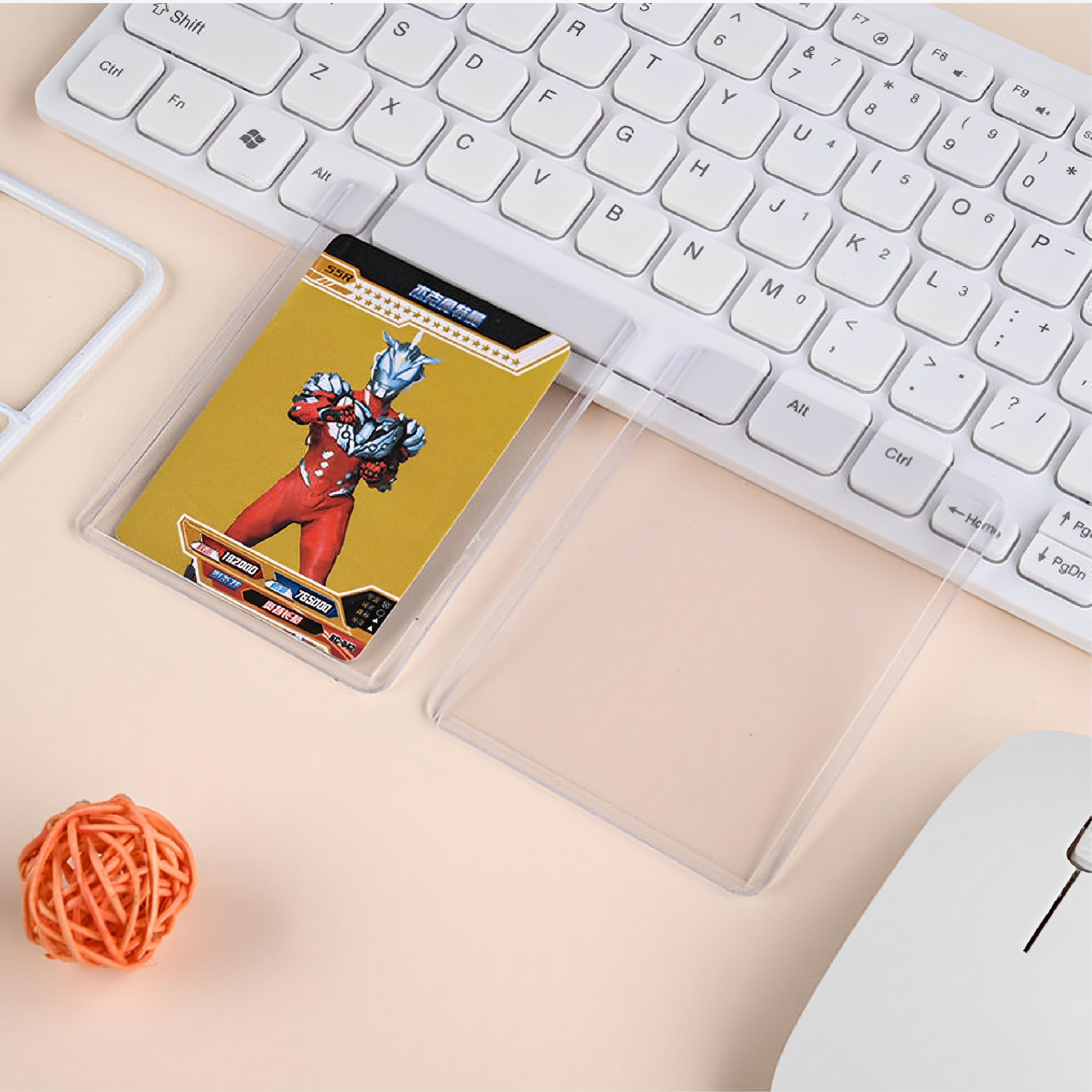 RGZD Pack of 25 Toploader Thick Card Cases for Trading Cards such as Pokemon Magic, Standard Size, Transparent