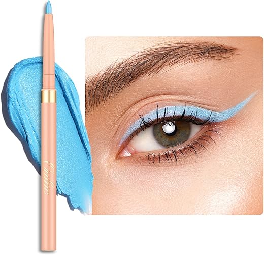 OULAC Brauner Eyeliner Wasserfest, Wischfester Matter Eye liner Stift Hält 24 Stunden+, Hochpigmentierter Seidiger Drehbarer Kajalstift, Vegan (03) Teddy