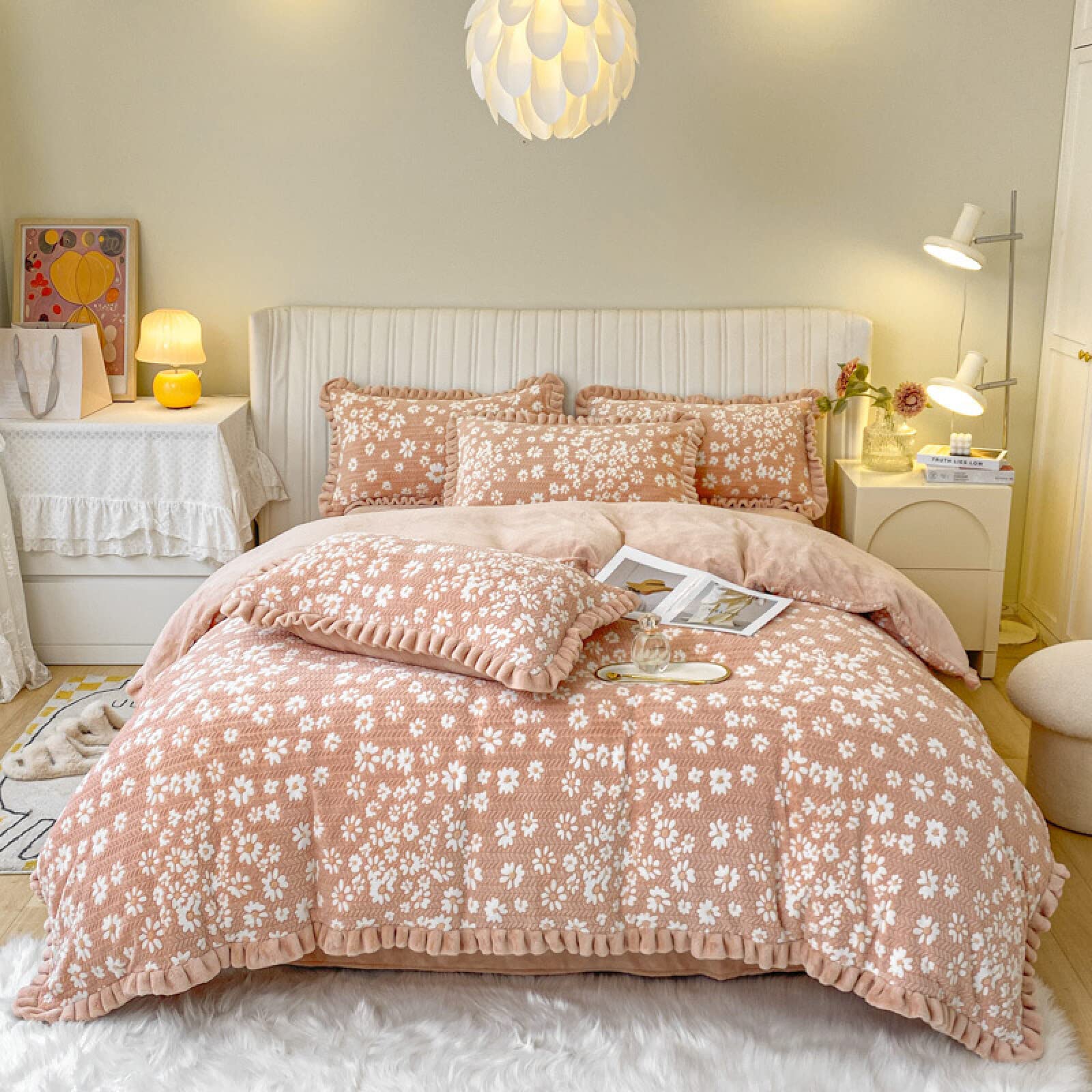 フリースダブルカバーセット ホワイト フリースダブルカバーセット ホワイト