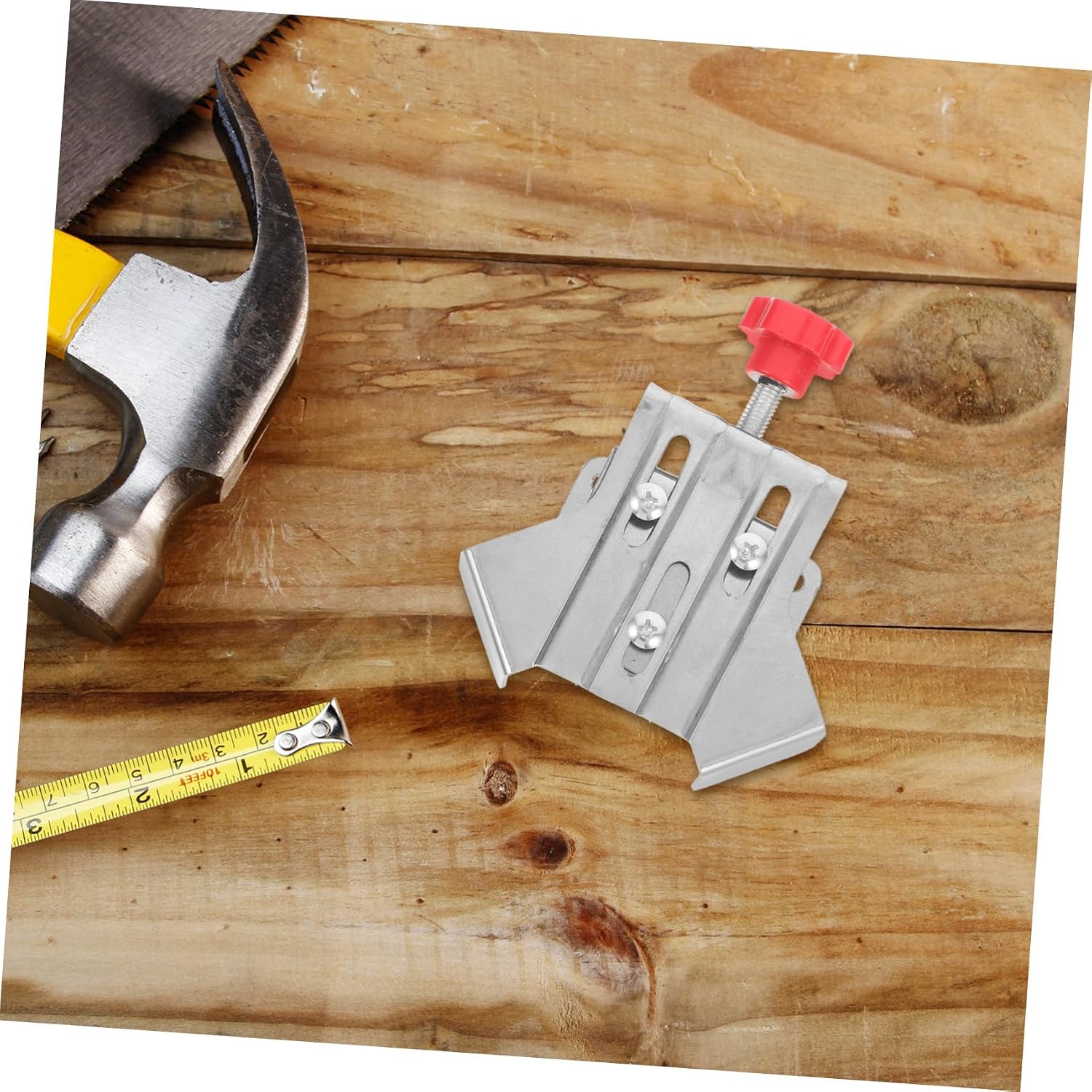 2pcs Stainless Steel Right Angle Clamp Multi Purpose Corner Clamps for Woodworking Picture Framing Quick Locking Mechanism One Handed Operation Versatile Tool