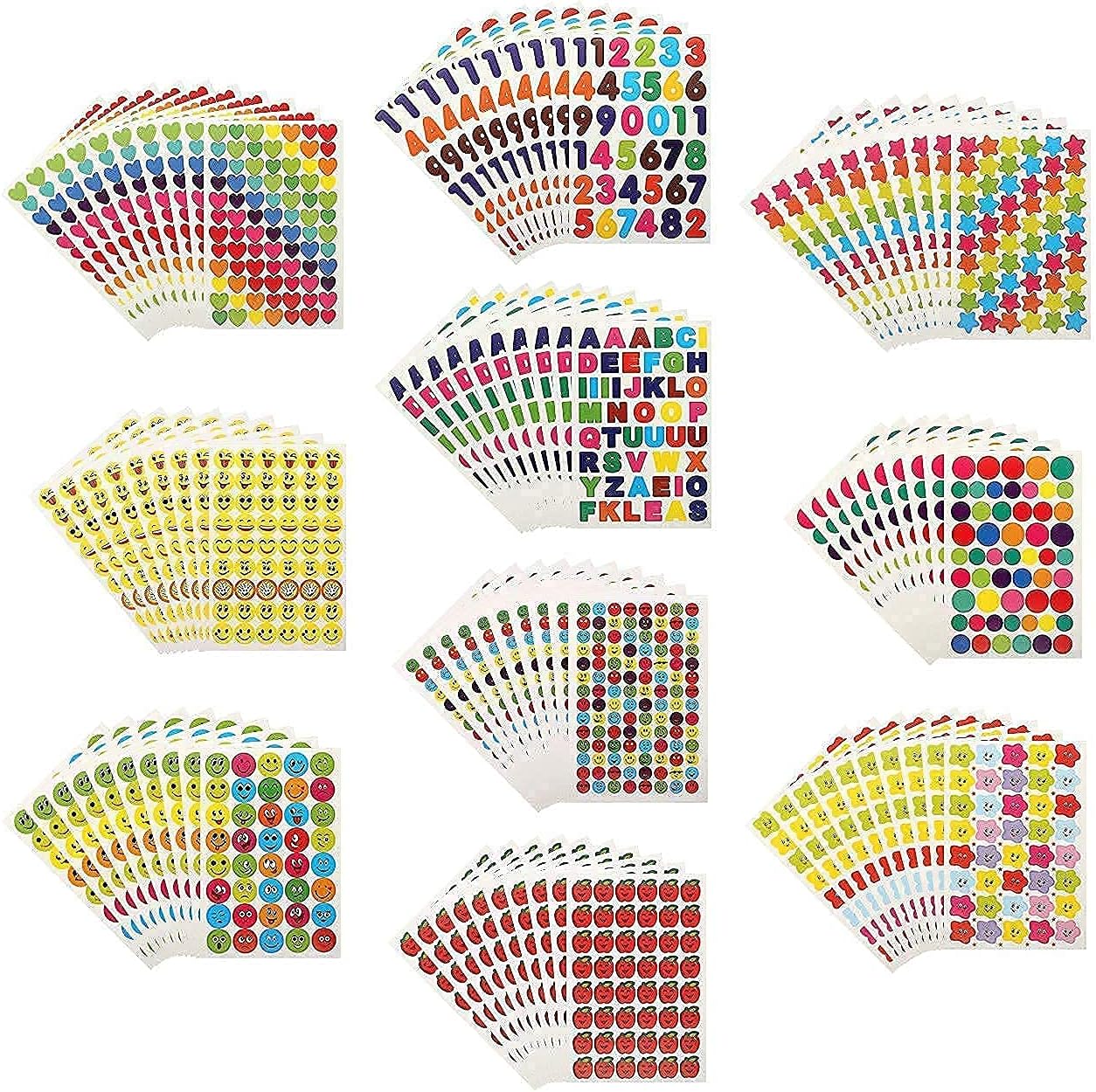 Teacher Stickers for Students – 5800 Pieces Motivational Stickers for Kids School | Reward Stickers | 100 Sticker Sheets School Stickers