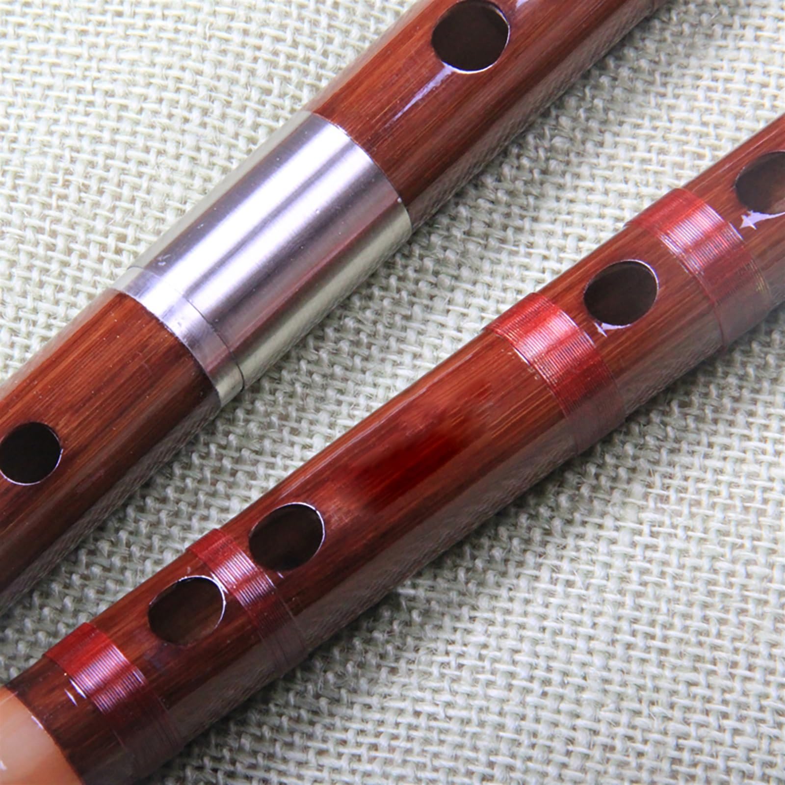 set di flauto di bambù Flauto Di Bambù Per Principianti Per Imparare Il Flauto Traverso Con Doppio Inserto In Due Sezioni (Color : F)