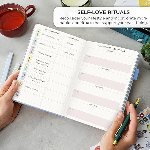 Vista 59 de Clever Fox Diario de amor propio: registro guiado de autodescubrimiento para autocuidado, reflexión y autoayuda, salud mental, gratitud y atención