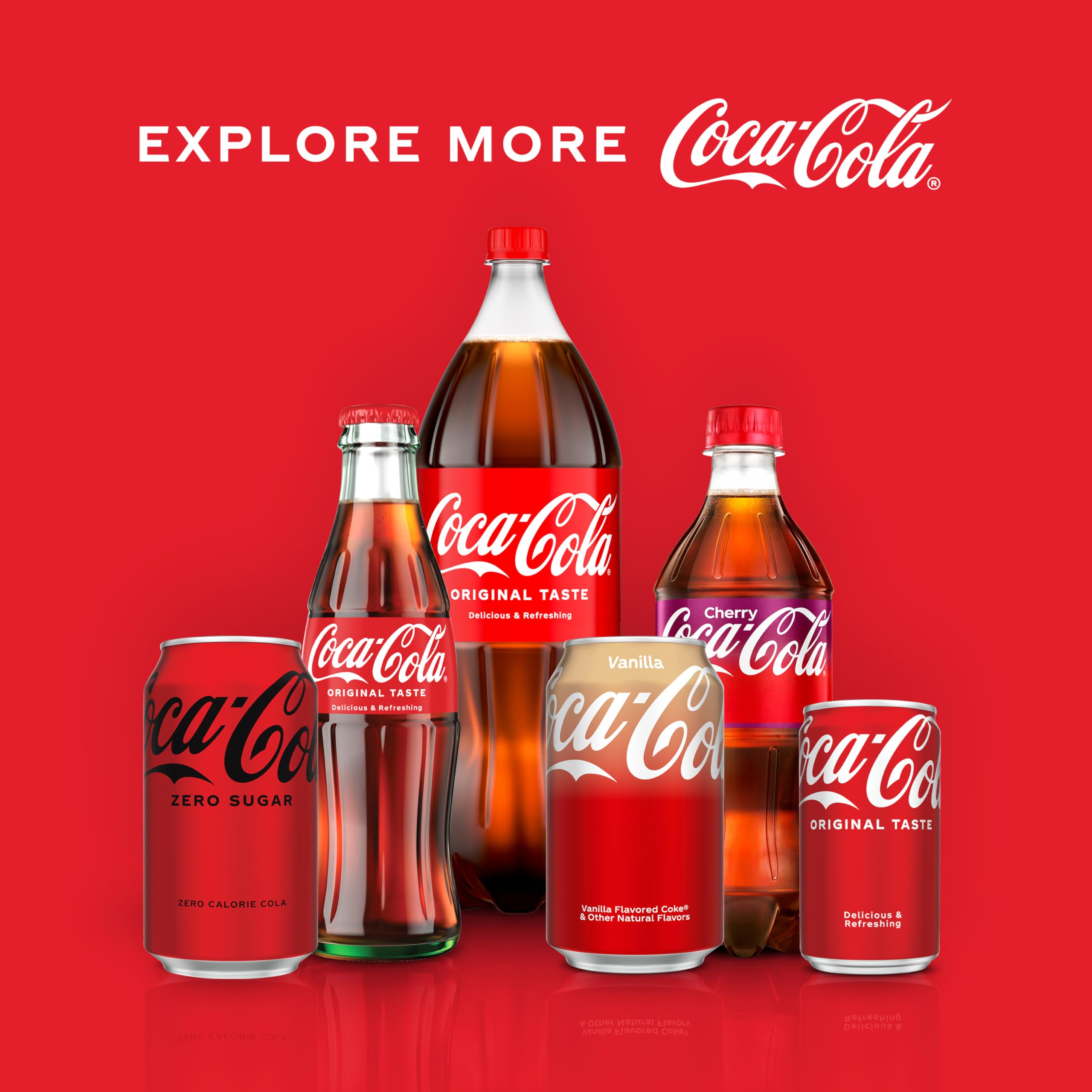 Coca-Cola Refresco de soda, 7 onzas líquidas