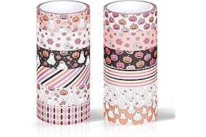 Washi Tape Halloween Pumpkin Ghost Flower for Journal DIY Craft Gift Wrapping