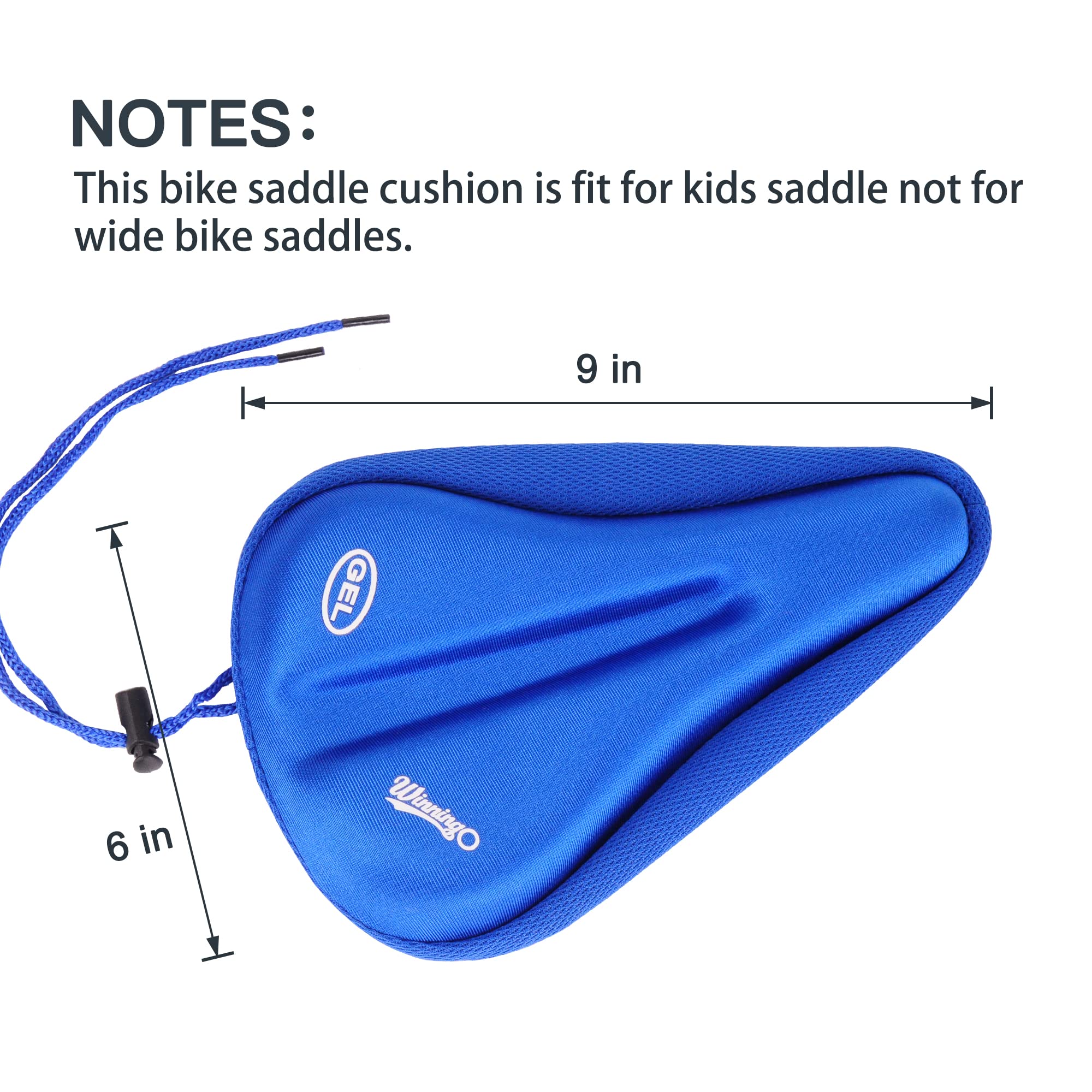Saddle Pad Winningo Bike Seat Cover WINNINGO Child Bike Gel Seat