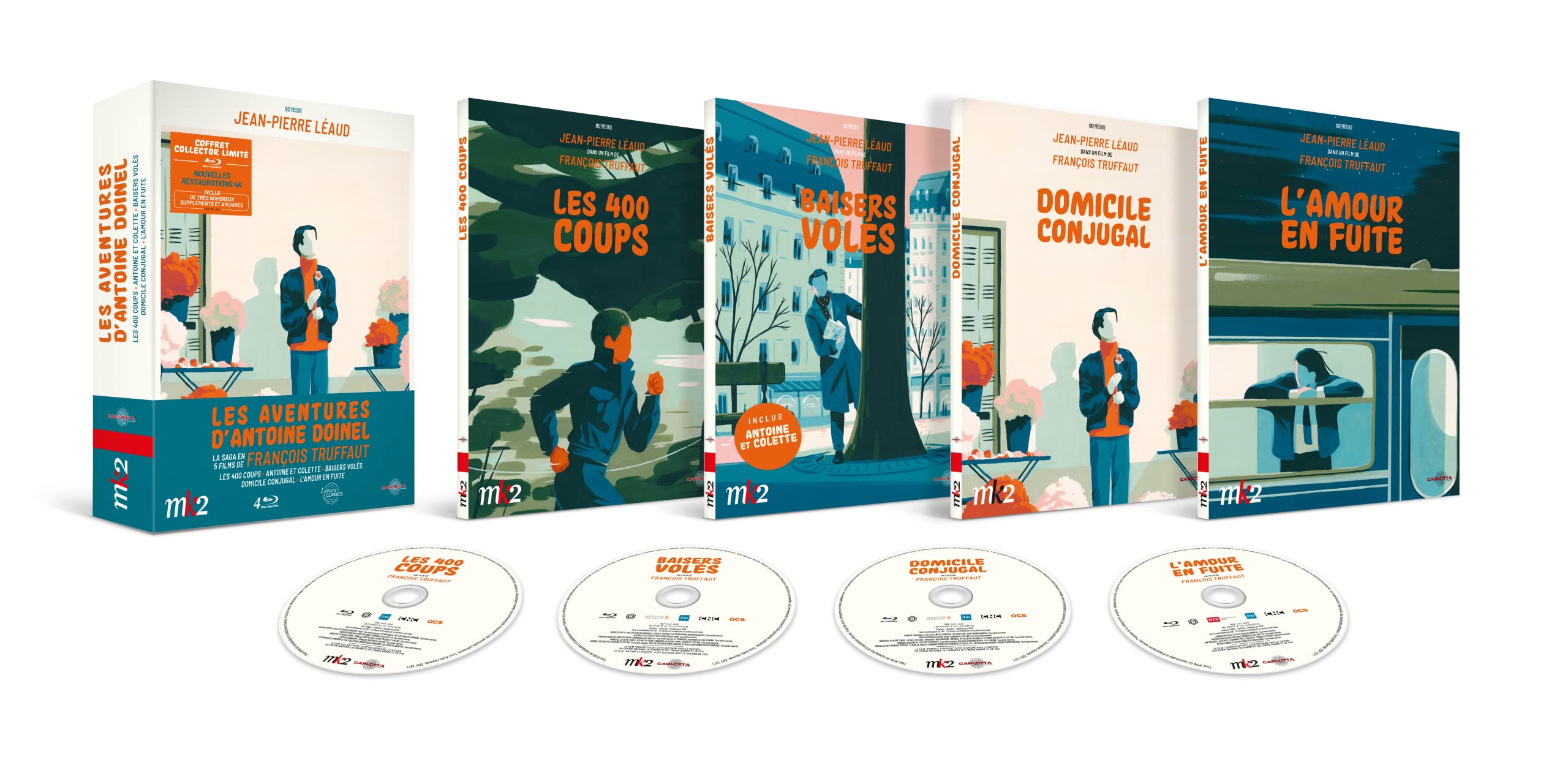 François Truffaut-Les Aventures d'Antoine Doinel [Blu-Ray]