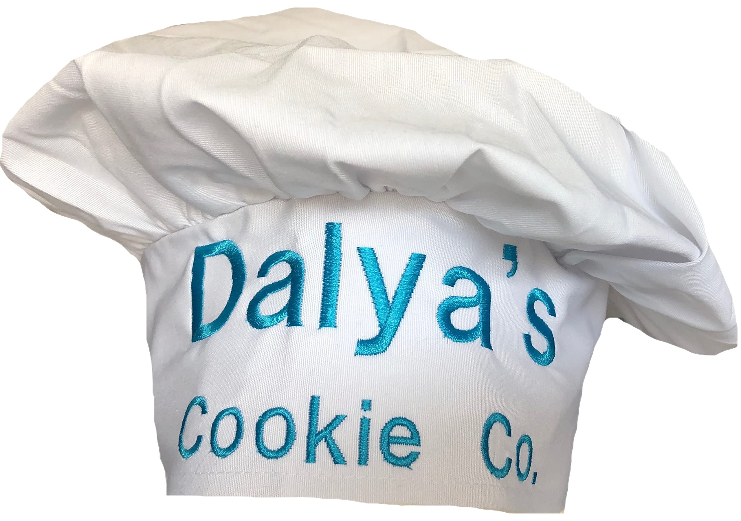 Personalized Chef Hat for Kids Children White Embroidered Custom Name by CHEFSKIN (White, Teen-Adult)