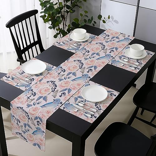 Miniatura 38 de Ambesonne Mal de Ojo Tablero de Mesa, Patrón Simétrico Ojo Que Todo Lo Ve Supersticioso Turco Étnico, Tablero Rectanglar para Comedor y Cocina, 16"