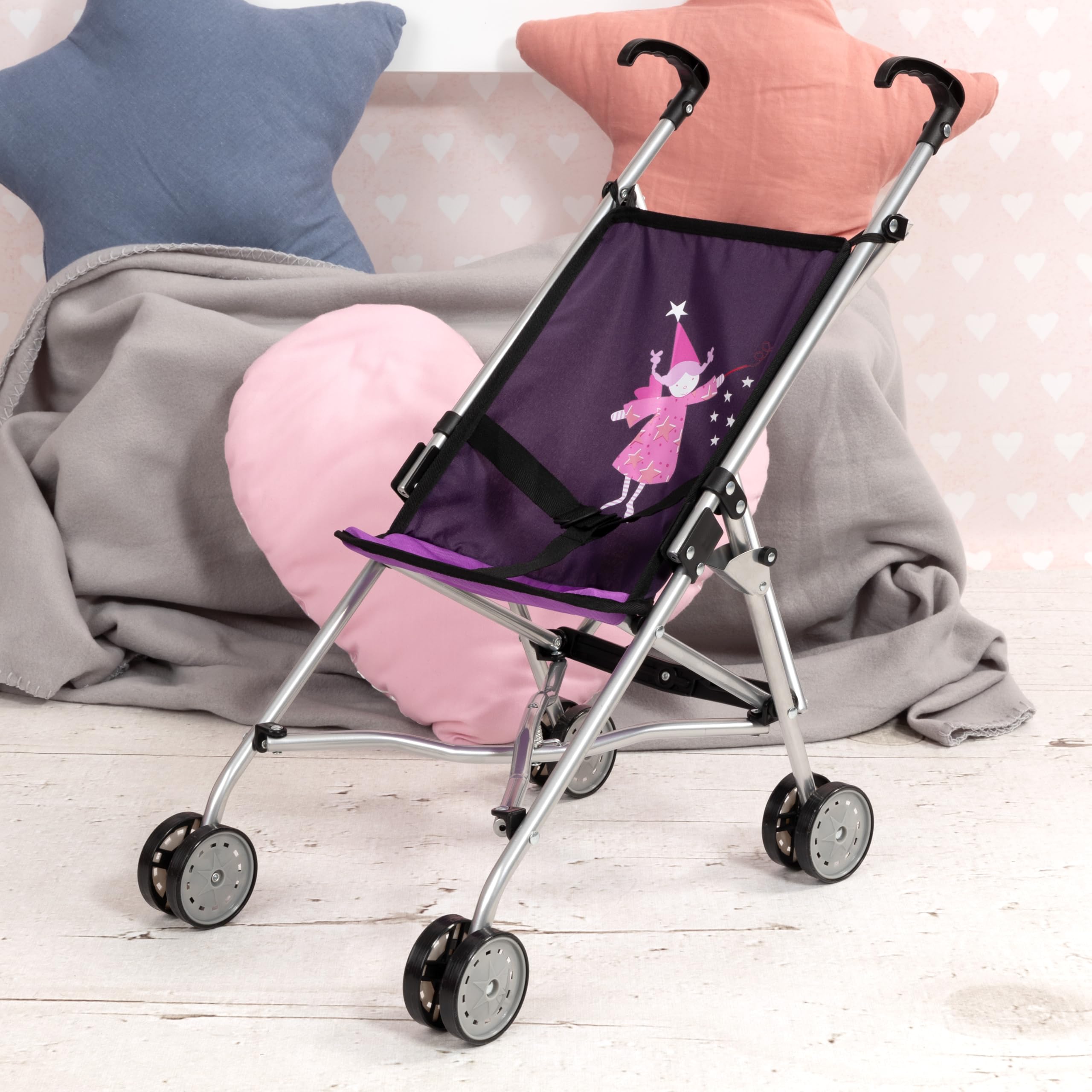 Poussette Canne pour poupée Cosatto Comet avec Ceinture de sécurité