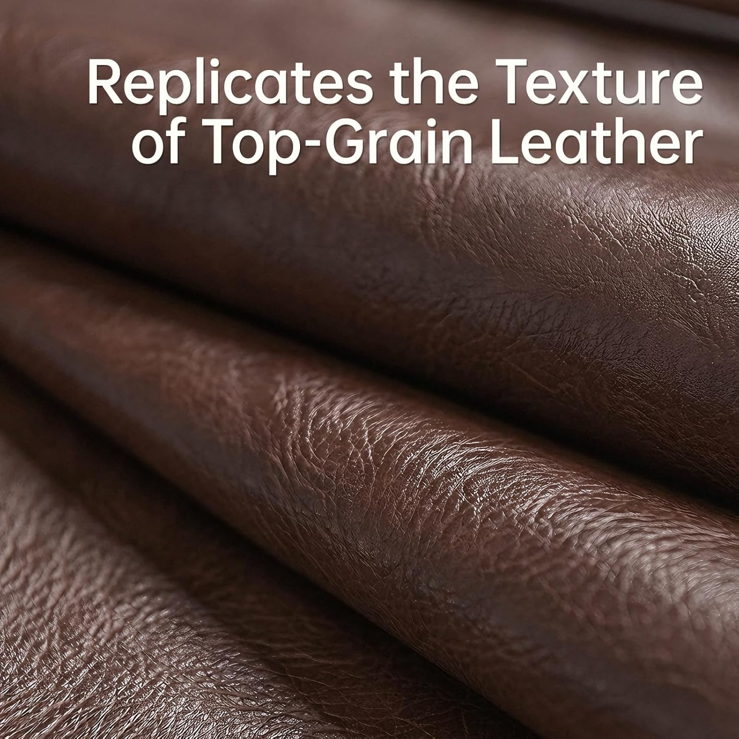 Coffee Faux Leather Pillow Covers 20x20 Set of 2, Water-Resistant Square Cushion Cases for Sofa Couch Living Room and Bedroom - Dark Brown Scratch-resistant Pillowcases for Covered Patio Matte Texture