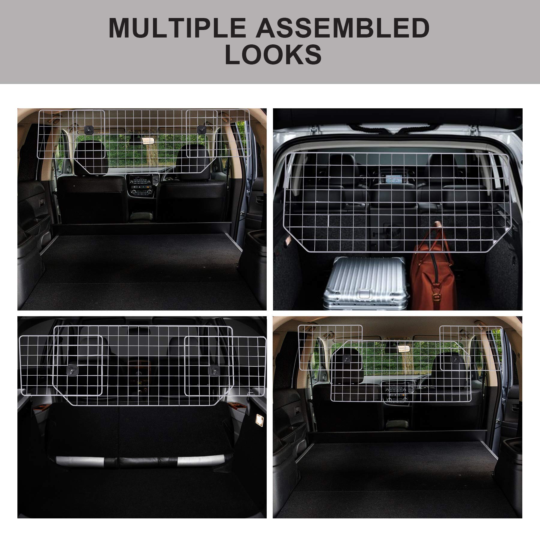 【SALE／77OFF】 VaygWay Dog Car Pet Barrier_Adjustable Pet Gate Dog Fence_Vehicle Separation Dog