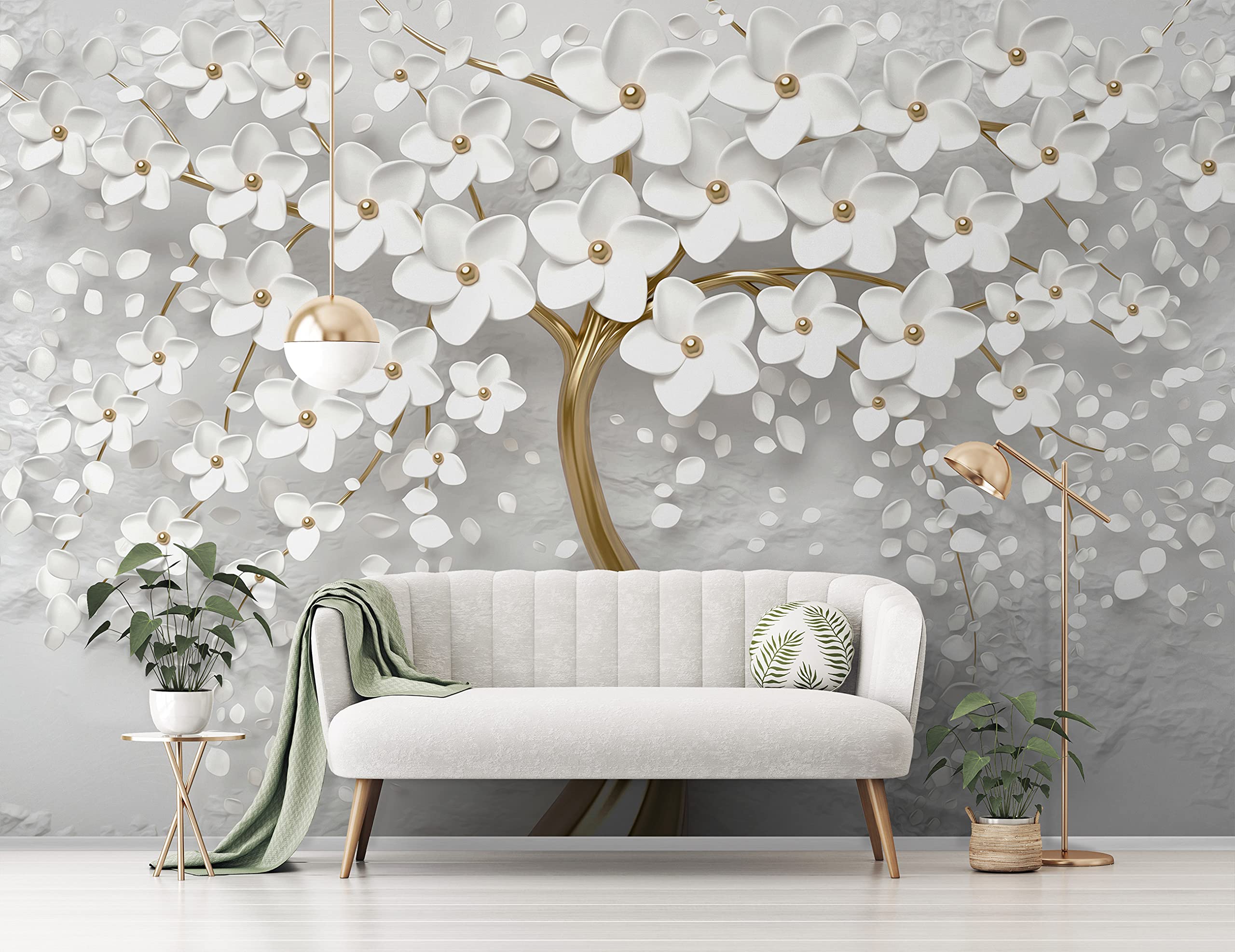 WallArena Fotomural 416x254 cm | Fotomurales - Papel pintado - para salón y dormitorio - Mural de TNT con efecto 3D - cola incluida