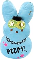 Vista 37 de Animal Adventure Peeps 4" Juguete de peluche de conejo Palm Pet coleccionable Azul