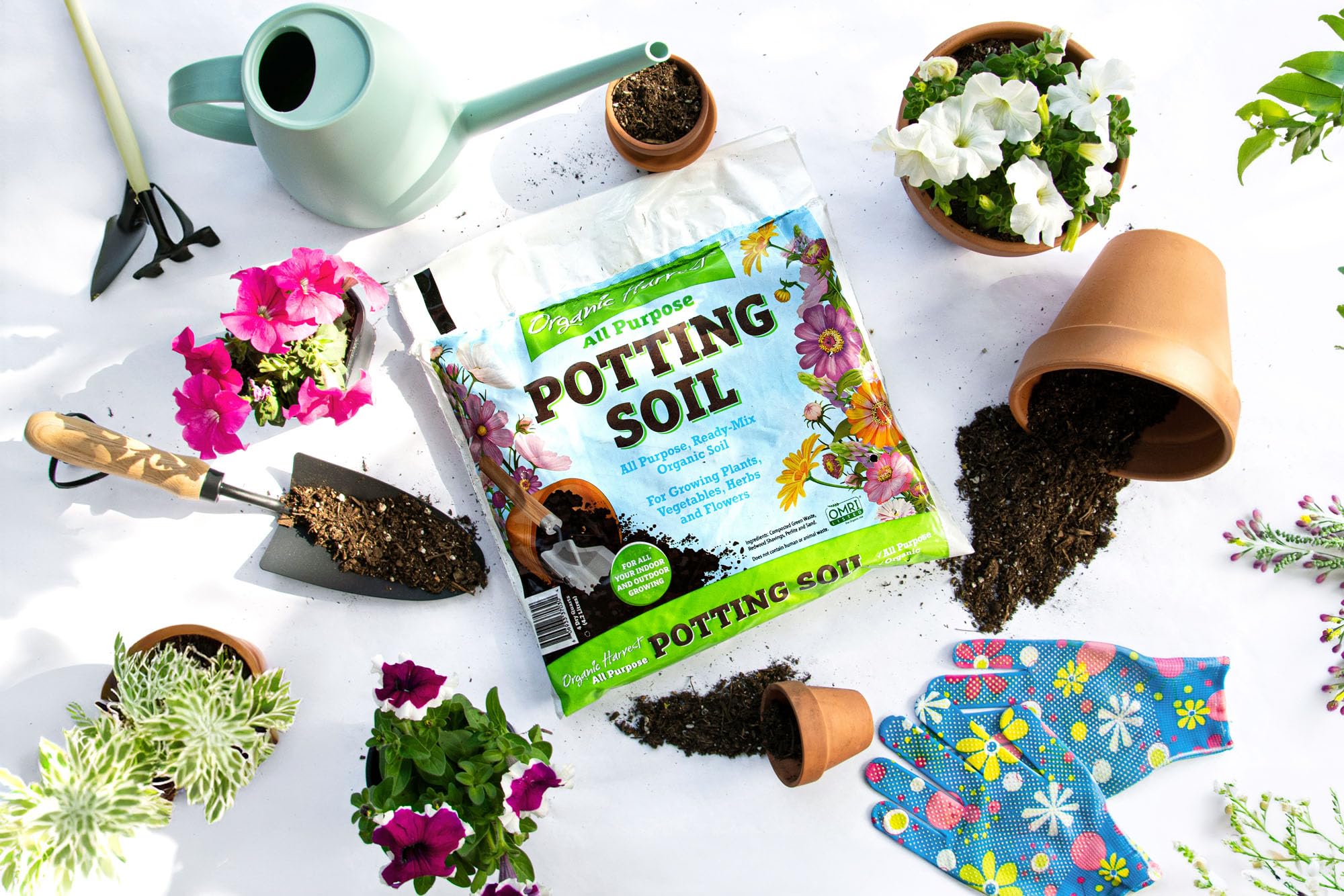 Amazon.com : Organic Potting Soil Mix - All Purpose Ready-to-Use Garden Soil  for Indoor-Outdoor Plants, Vegetables, Herbs & Flowers - Enriched with  Nutrients, Eco-Friendly (16 qt. (4 Pack)) : Patio, Lawn &