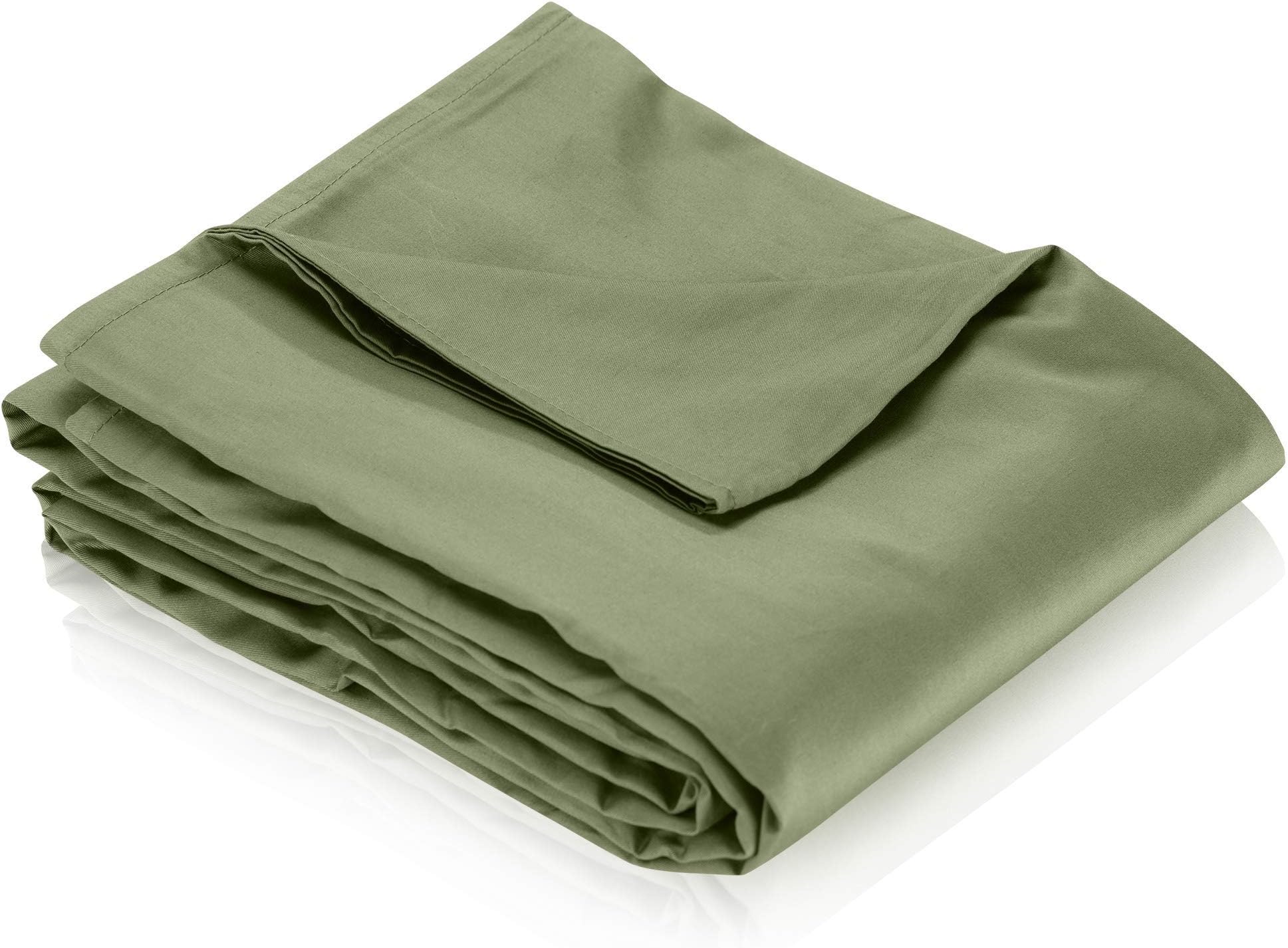 HomeSmart Products Bamboo Weighted Blanket Cover with Cool Touch Soft Fabric - Fits 60"x80" Blanket - Removable and Washable Duvet Cover